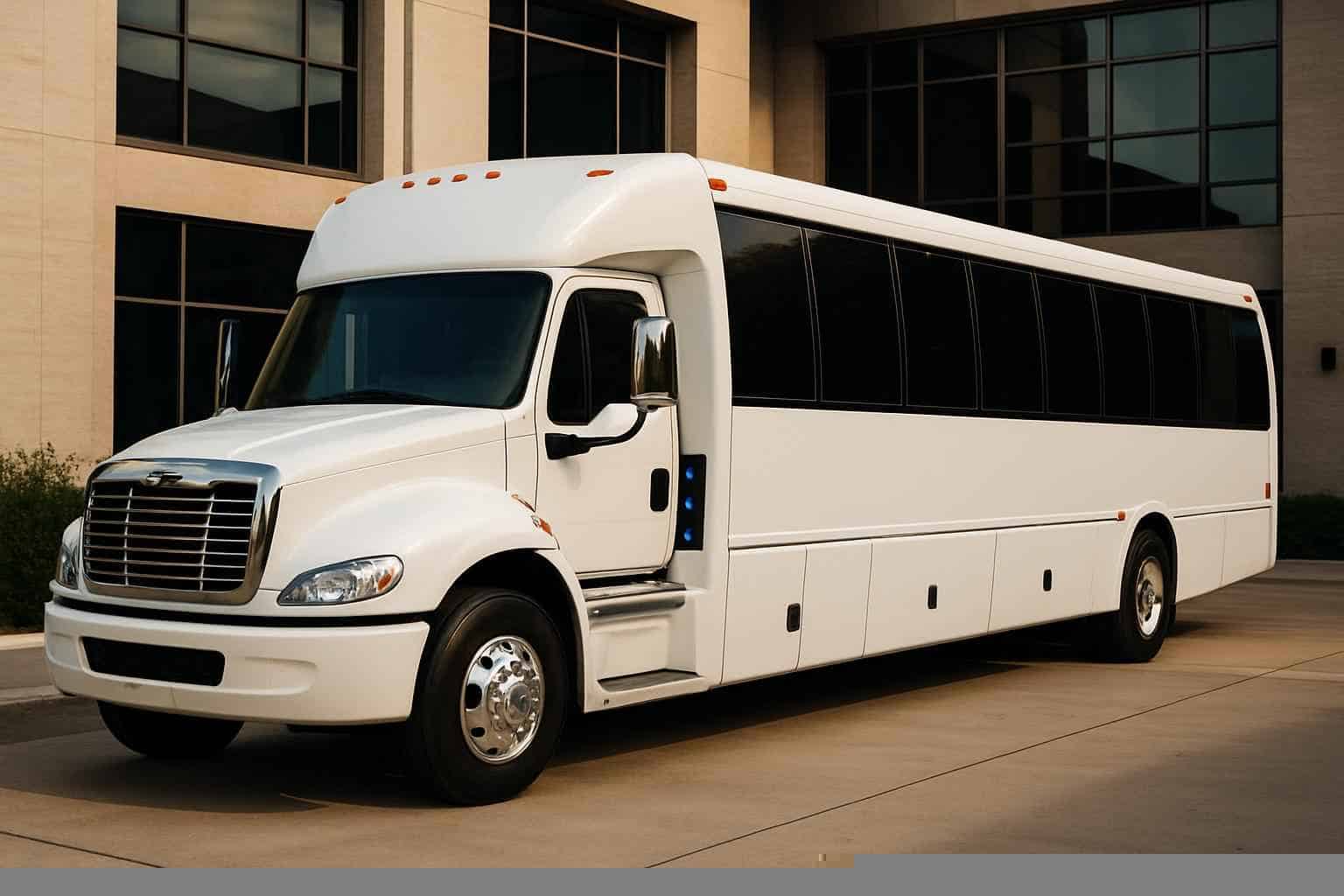 White Party Bus Rental Prices in Carrollton TX