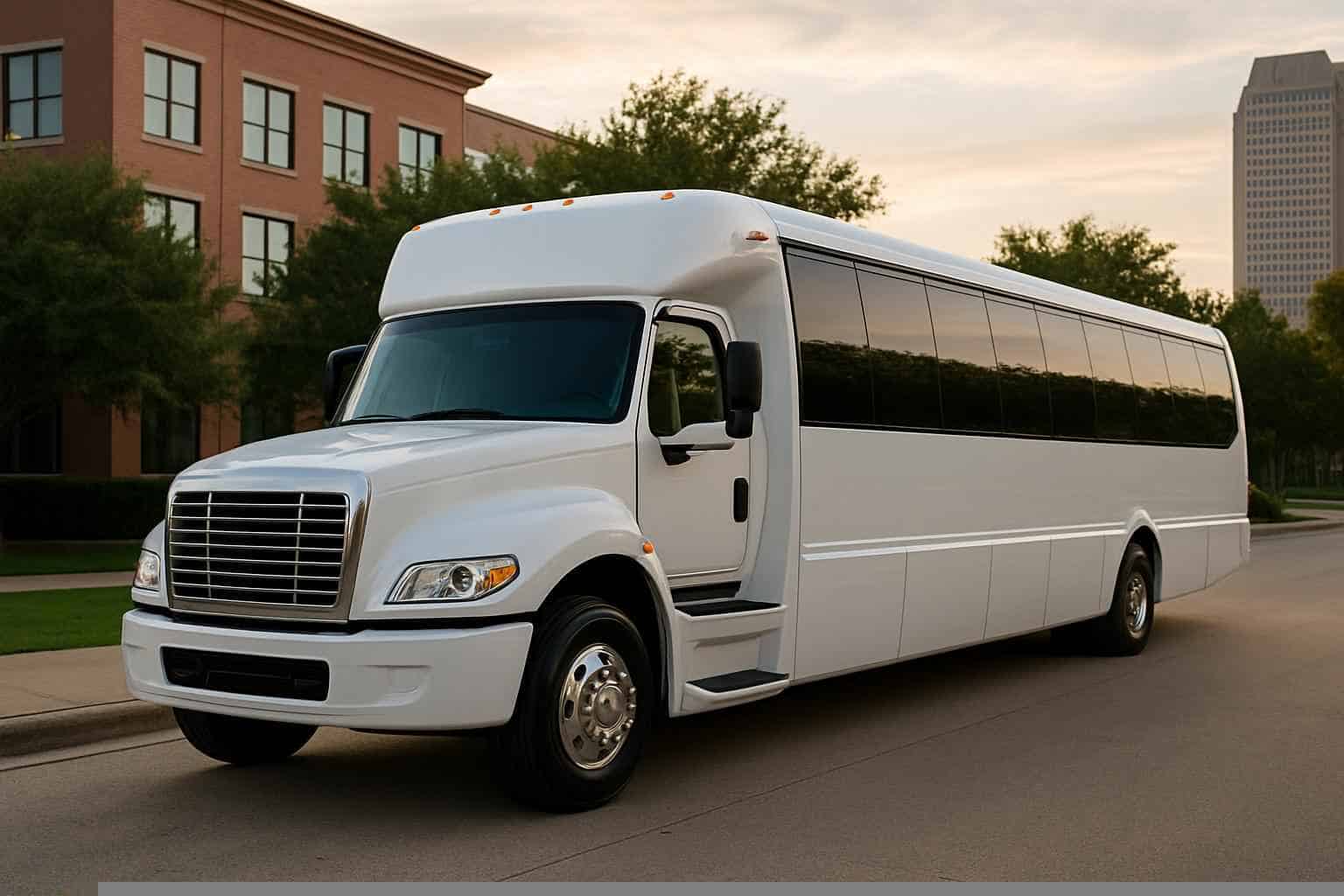White Party Bus Rental Services in Irving Texas