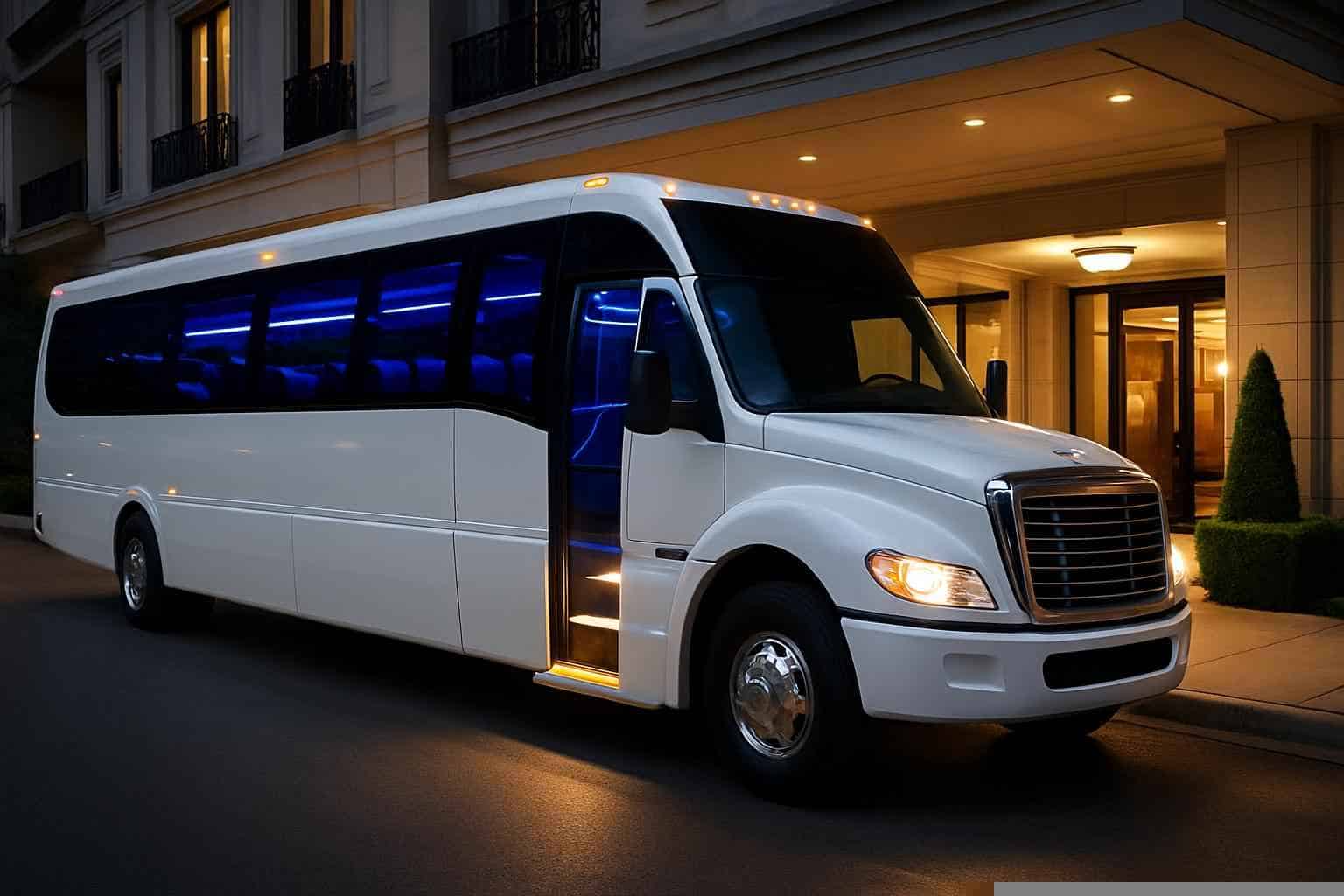 White Party Bus Rental The Colony TX
