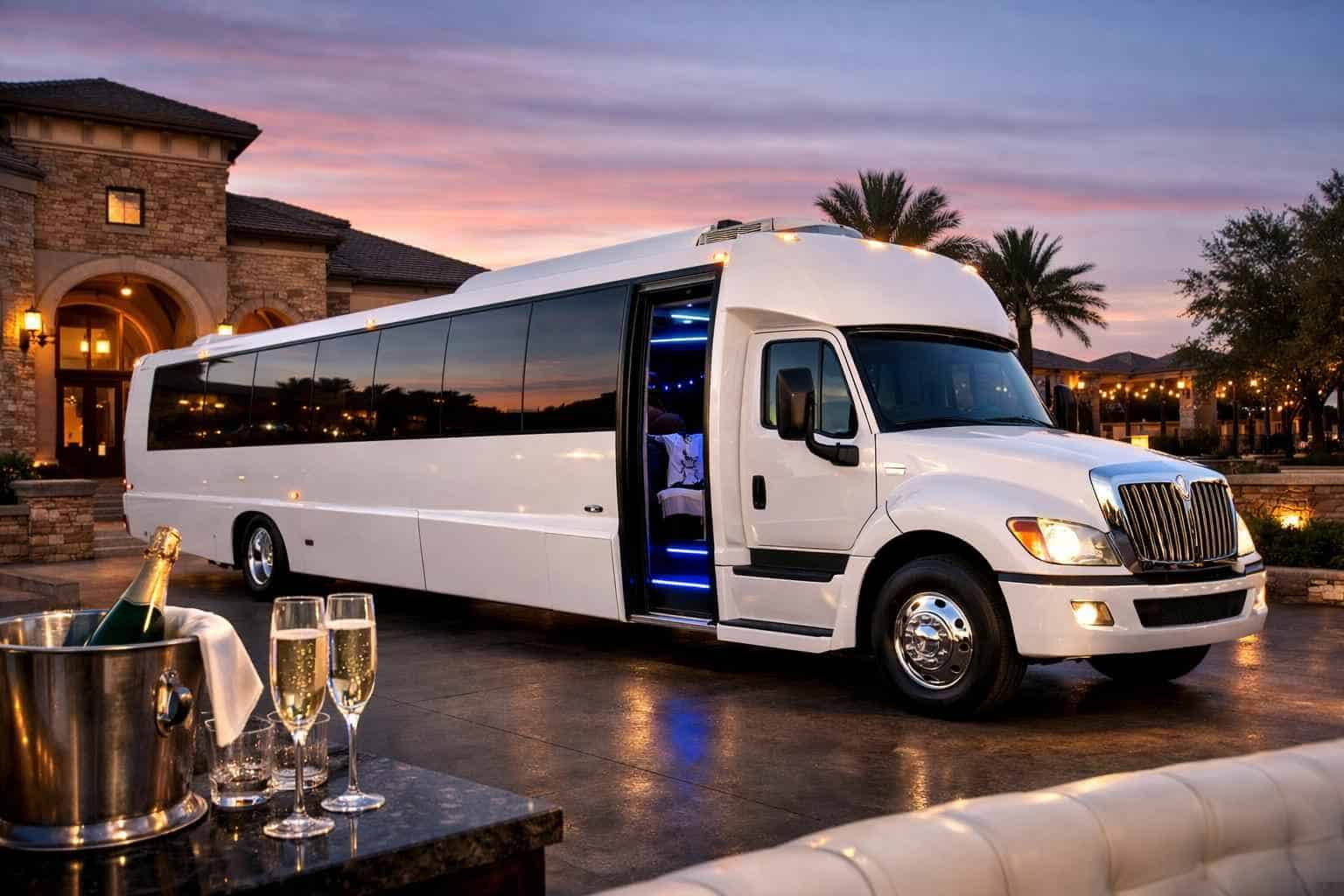 White Party Bus Service Allen TX