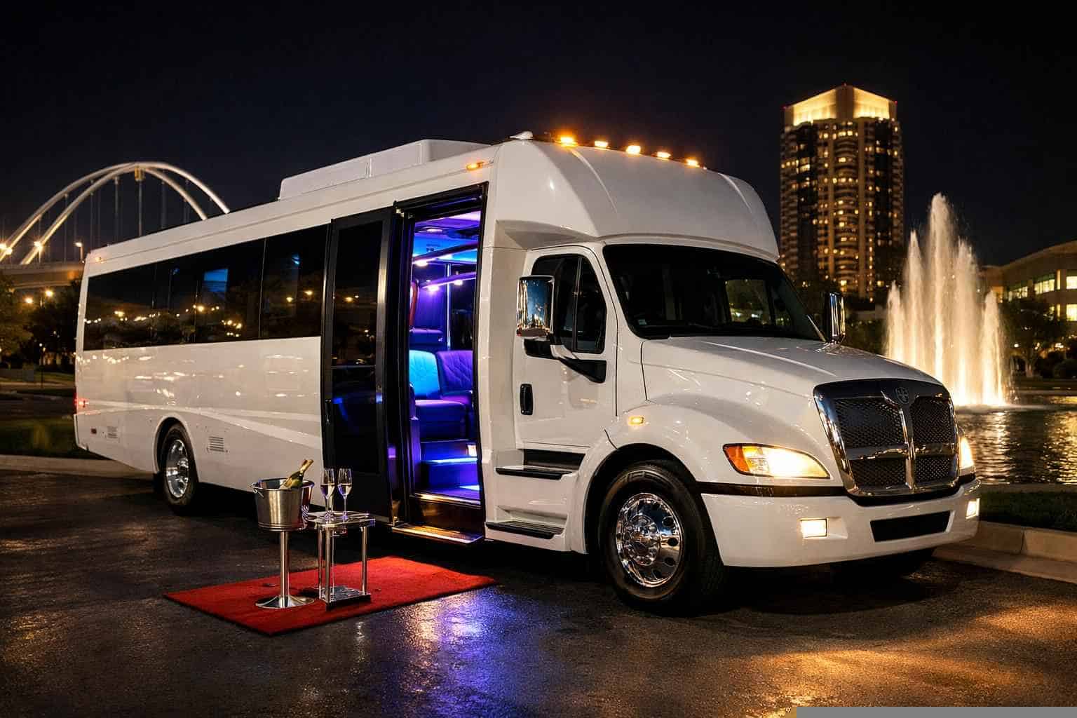White Party Bus Service Frisco TX