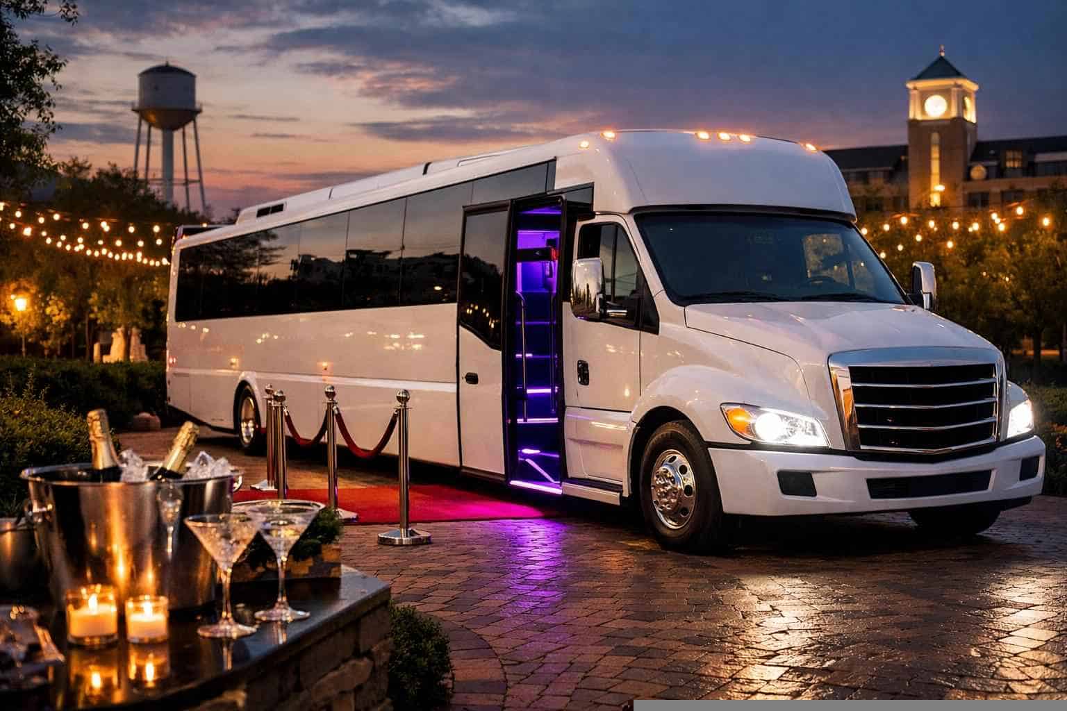 White Party Bus Service McKinney TX