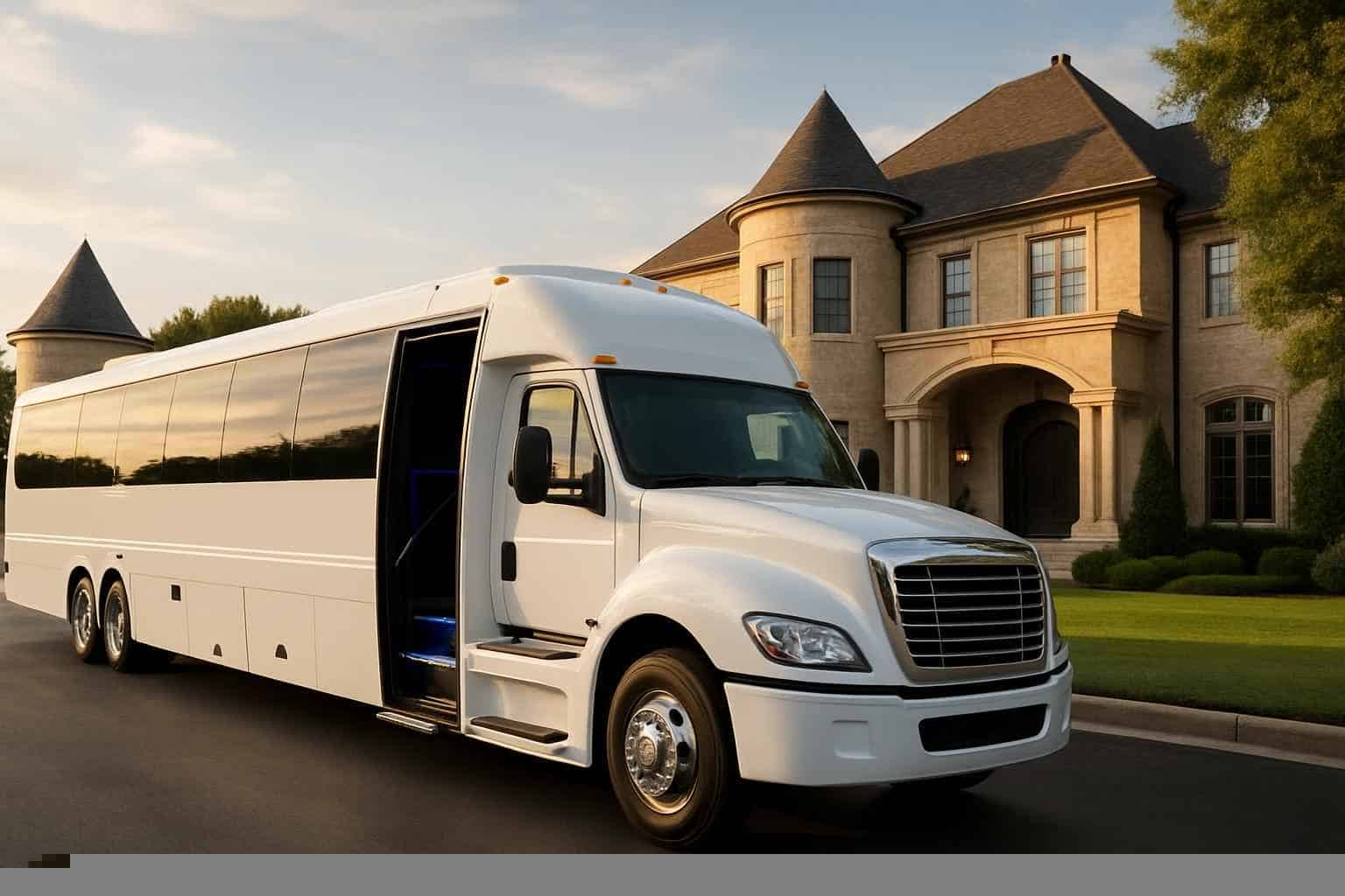 White Party Buses in Carrollton Texas