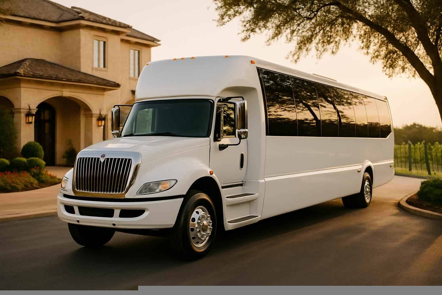 White Party Buses in Grapevine Texas