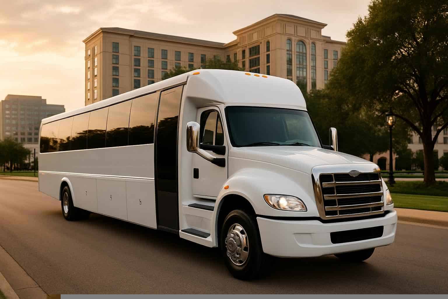 White Party Buses in Irving Texas