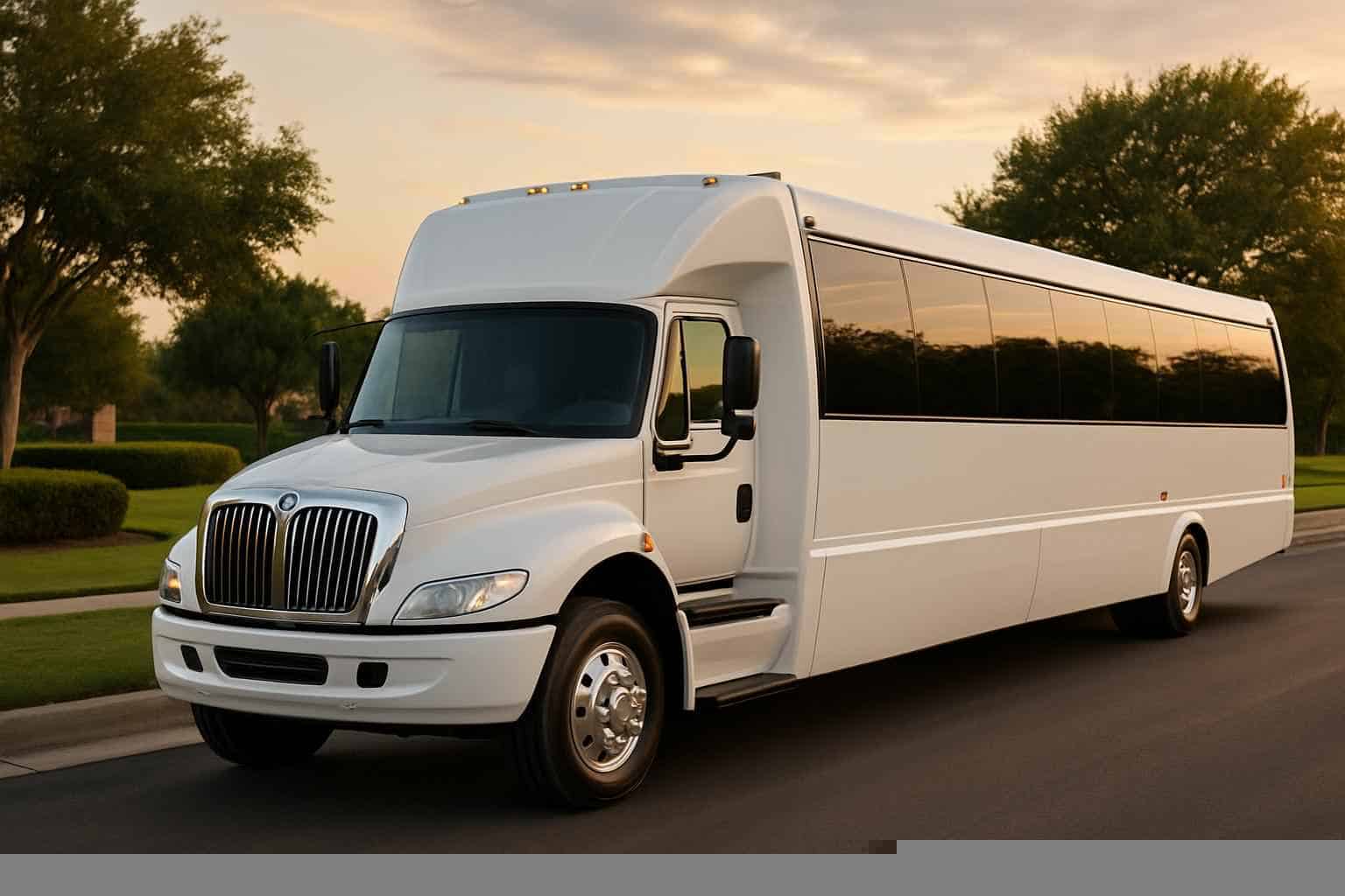 White Party Buses in Lewisville Texas