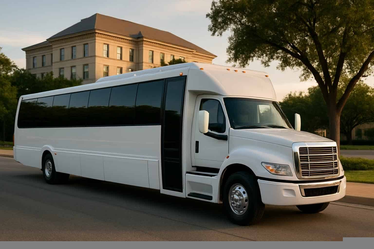 White Party Buses in Richardson Texas