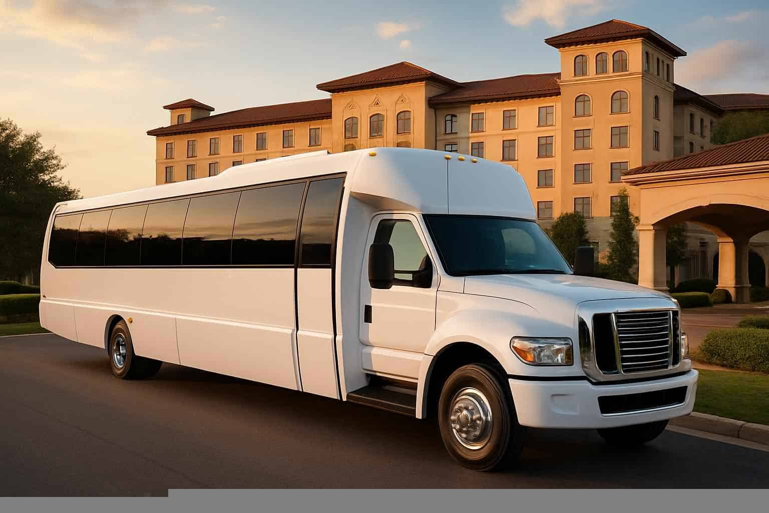 White Party Buses in The Colony Texas