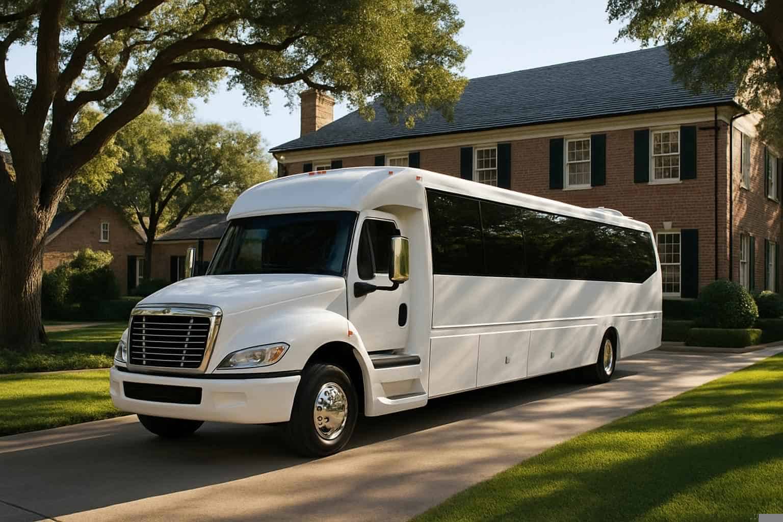 White Party Buses in University Park Texas