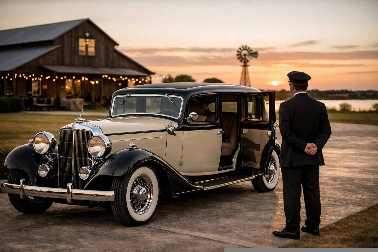 Antique Vehicle Rental with Driver Near Me Grand Prairie TX