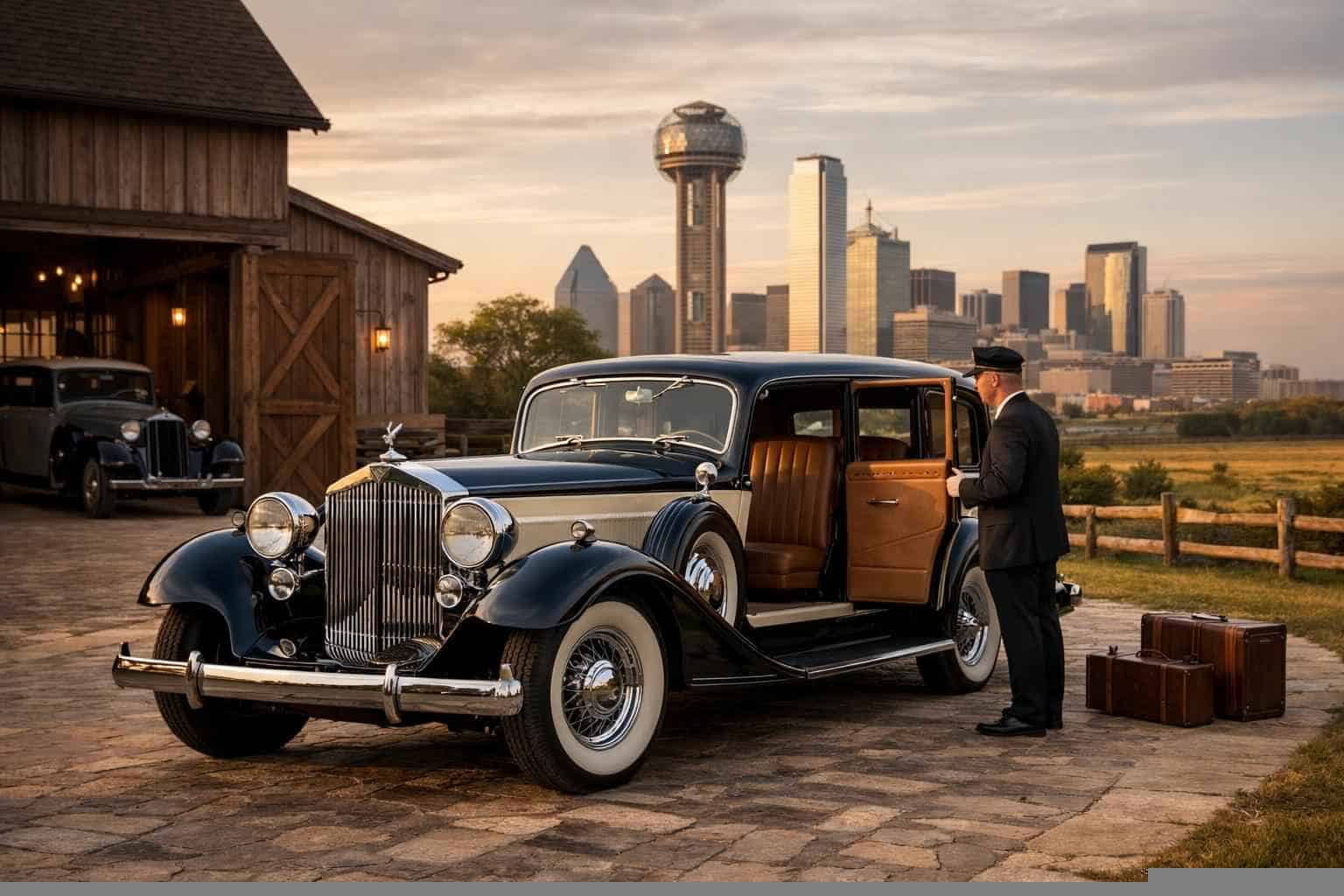 Antique Vehicle Rental with Driver Near Me Mesquite TX