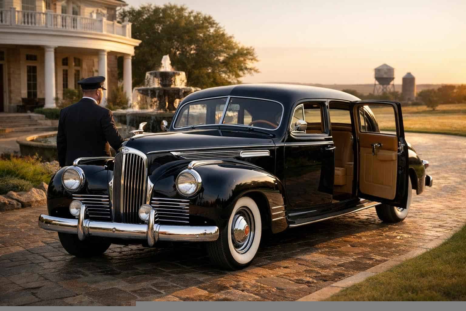 Antique Vehicle Rental with Driver Services in Desoto Texas
