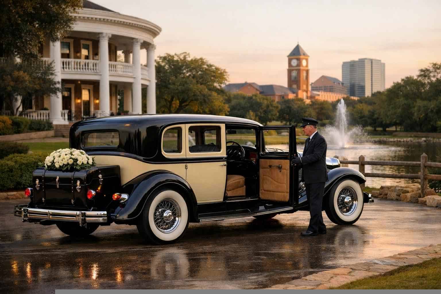 Antique Vehicle Rental with Driver Services in Garland Texas