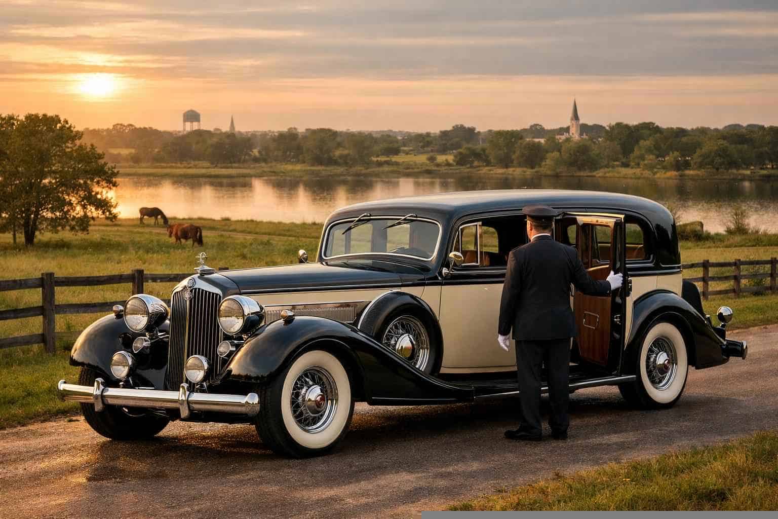 Antique Vehicle Rental with Driver Services in Grand Prairie Texas