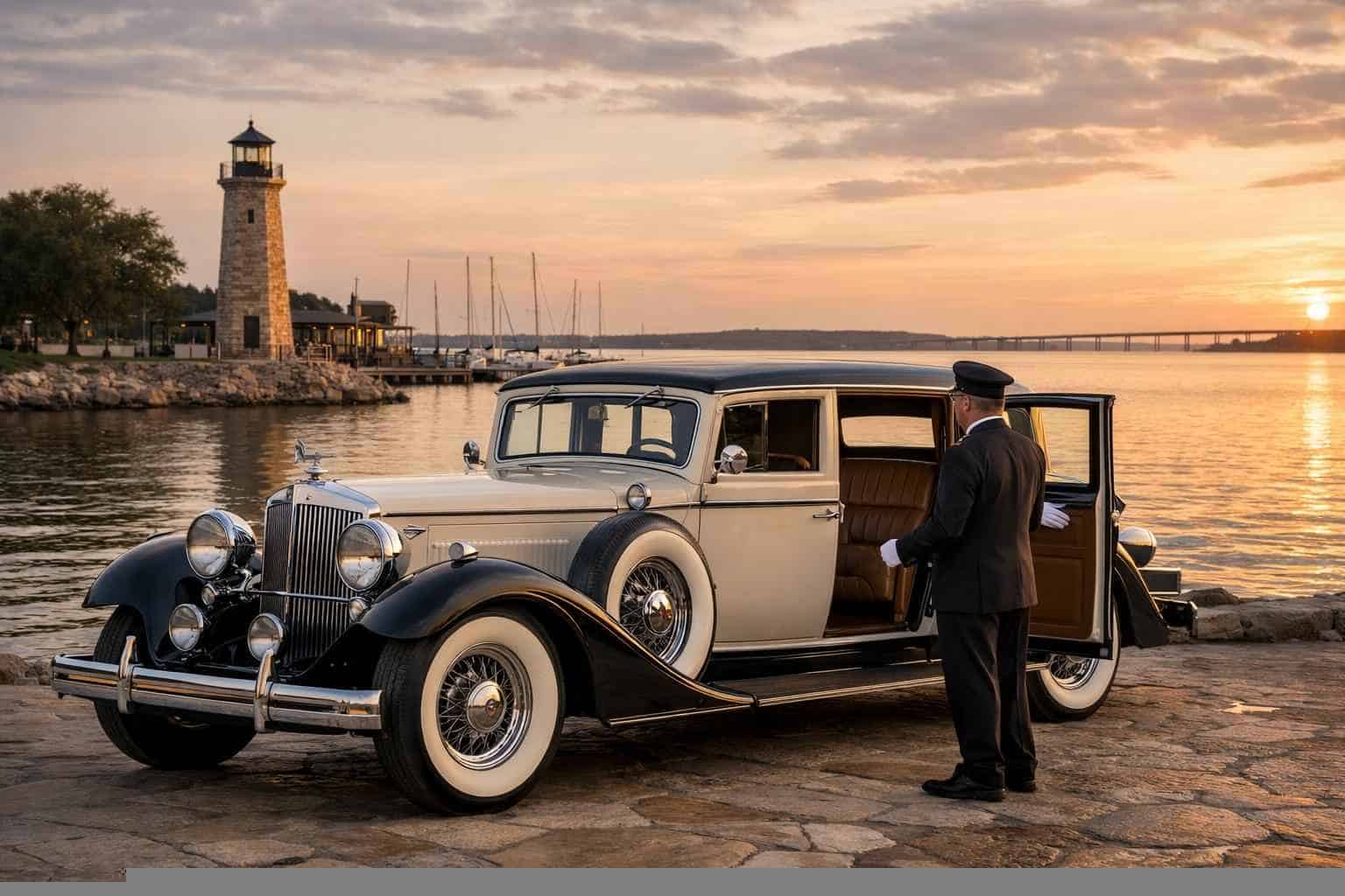 Antique Vehicle Rental with Driver Services in Rockwall Texas