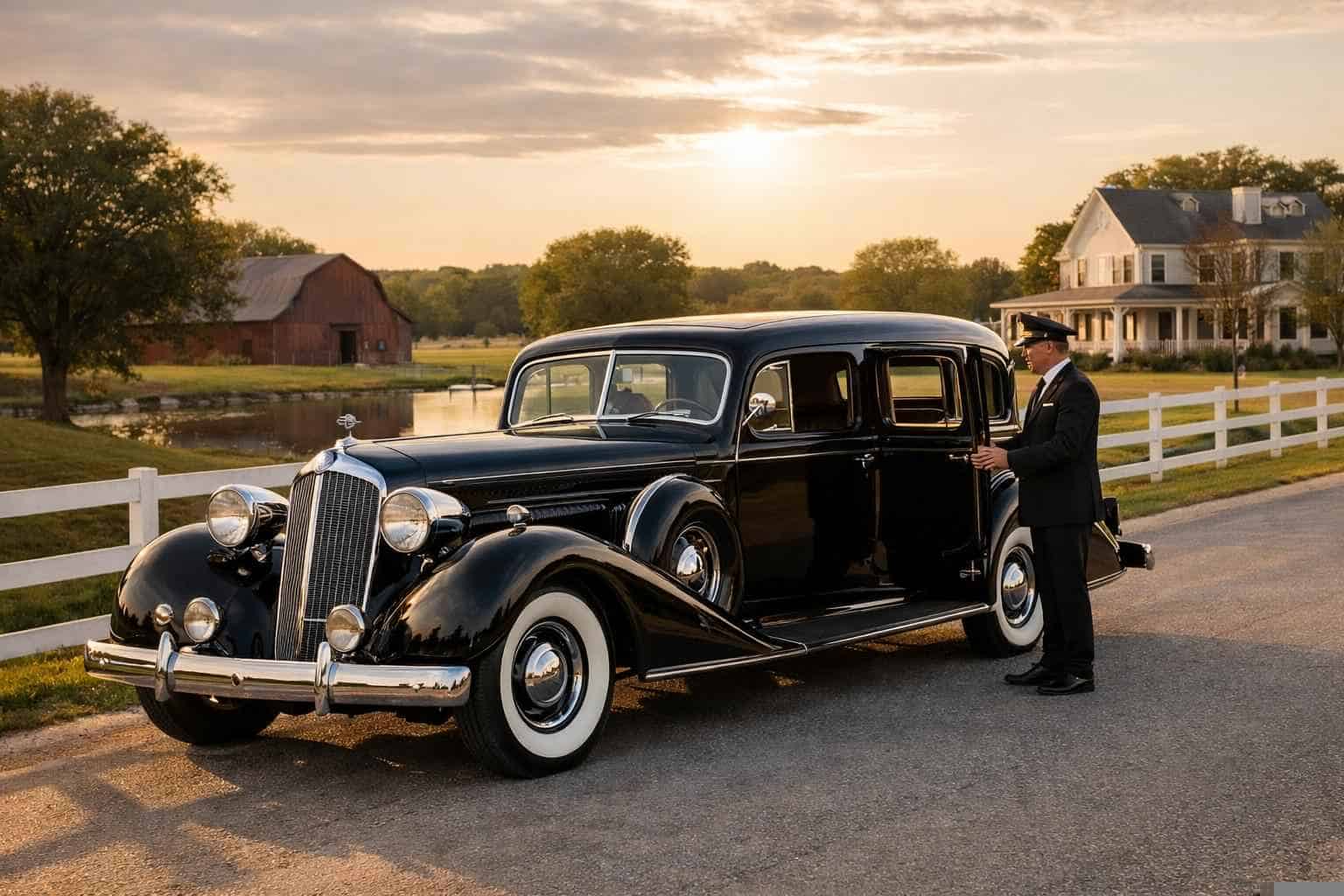 Antique Vehicle Rental with Driver Services in Sachse Texas