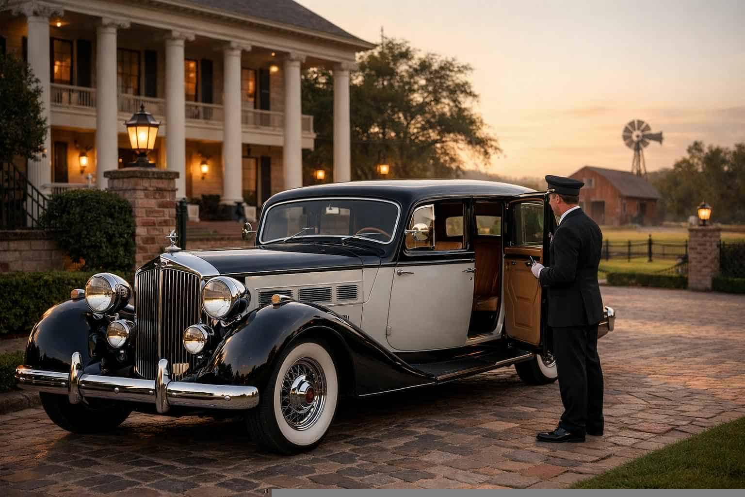 Antique Vehicle Service with Driver Lancaster TX