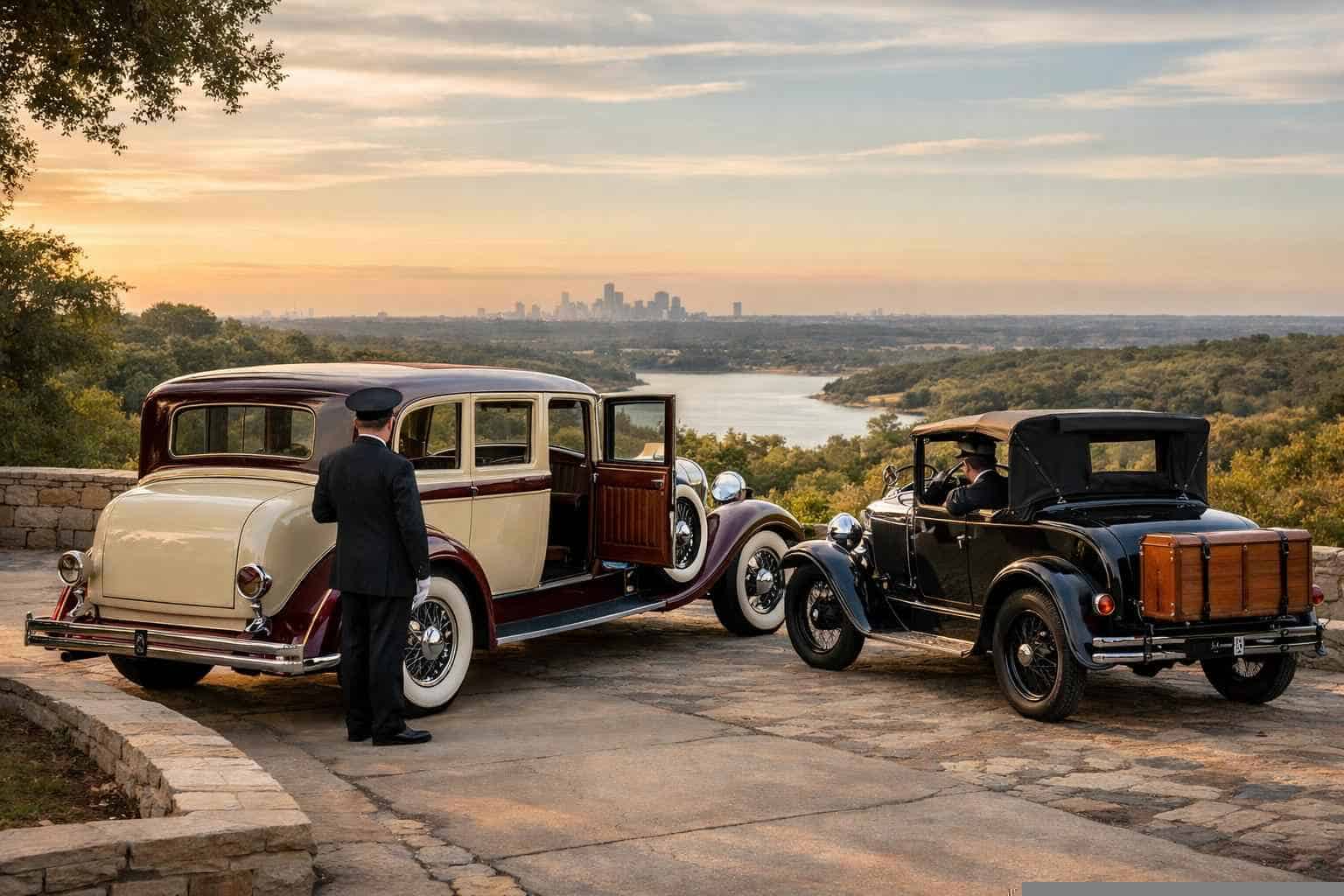 Antique Vehicles with Driver in Cedar Hill Texas