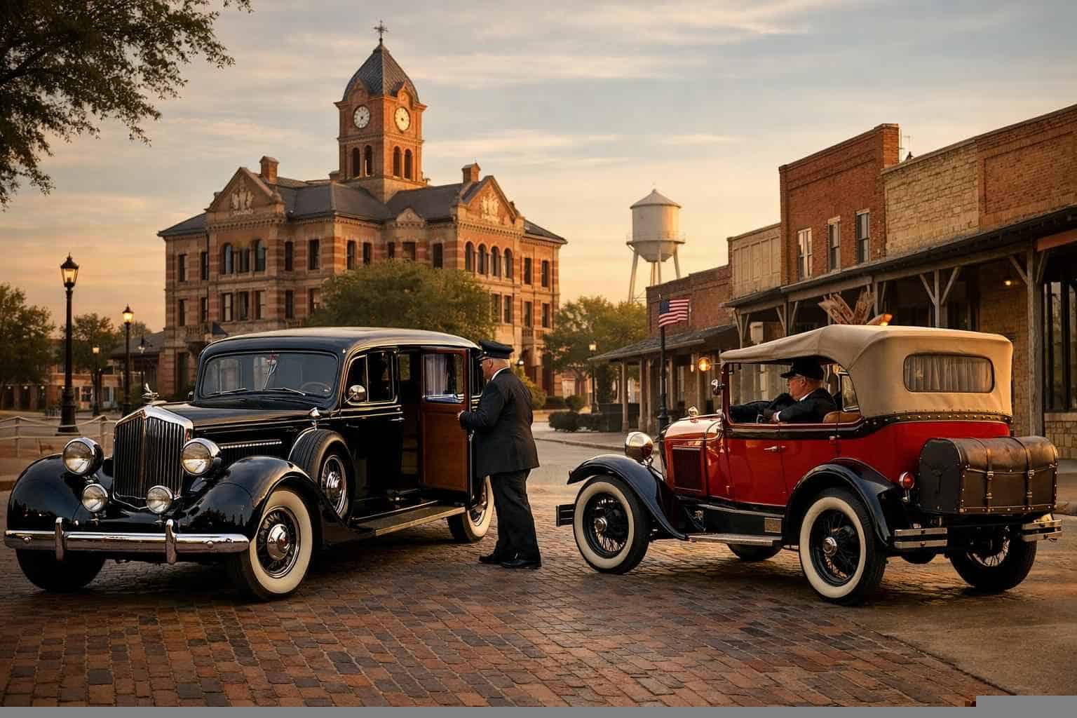 Antique Vehicles with Driver in Celina Texas