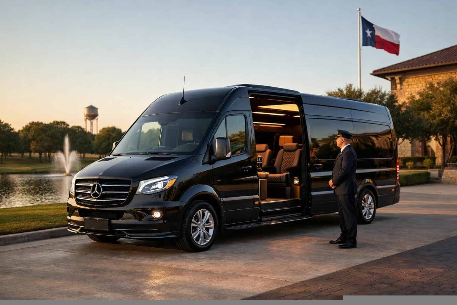 Balch Springs Texas Sprinter Van Rental with Driver