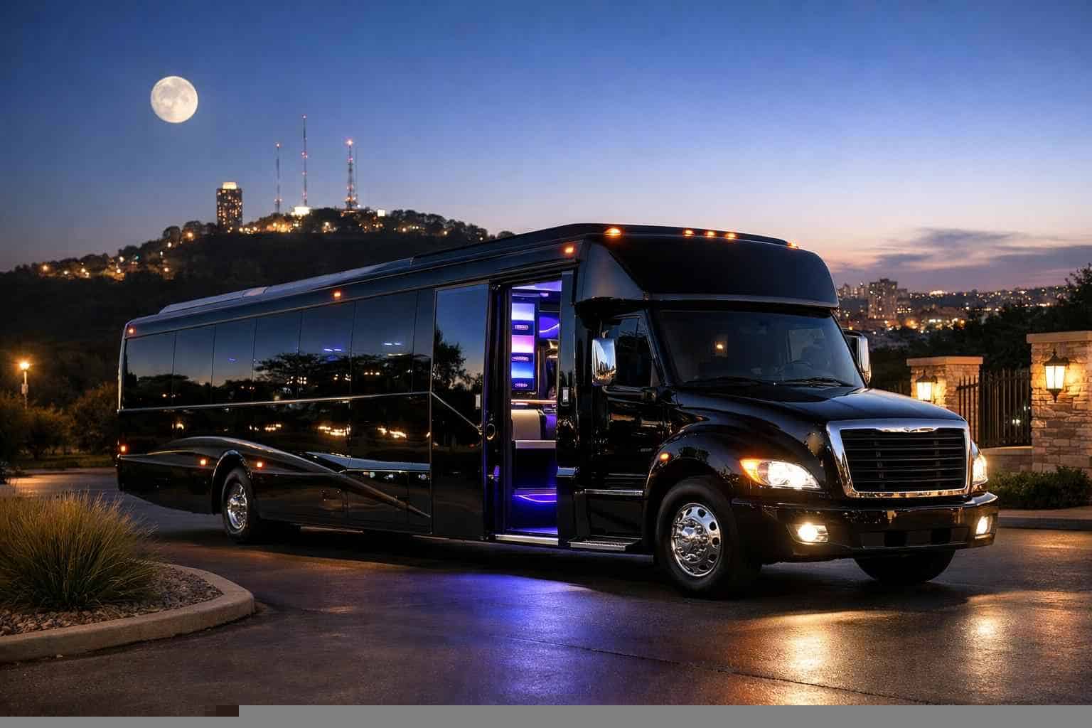 Best Black Party Bus Rental in Cedar Hill Texas