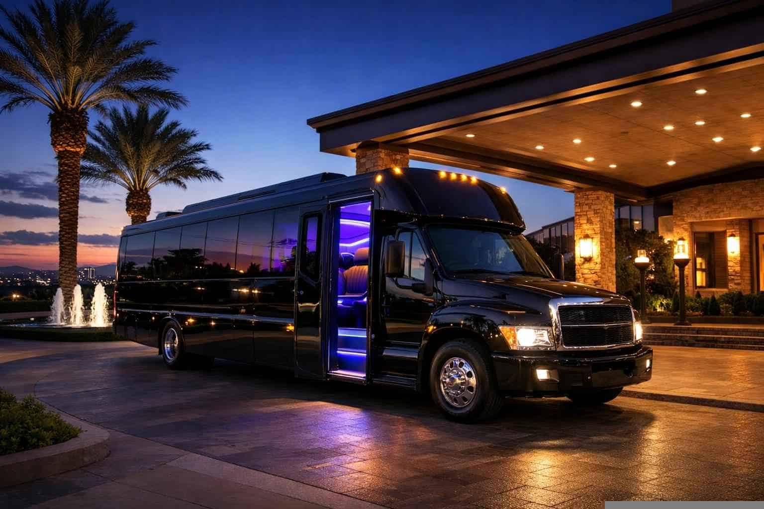 Best Black Party Bus Rental in Duncanville Texas