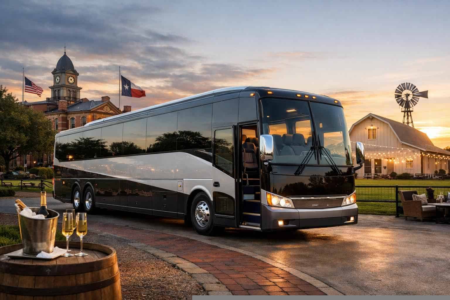 Best Charter Bus Rental in Celina Texas