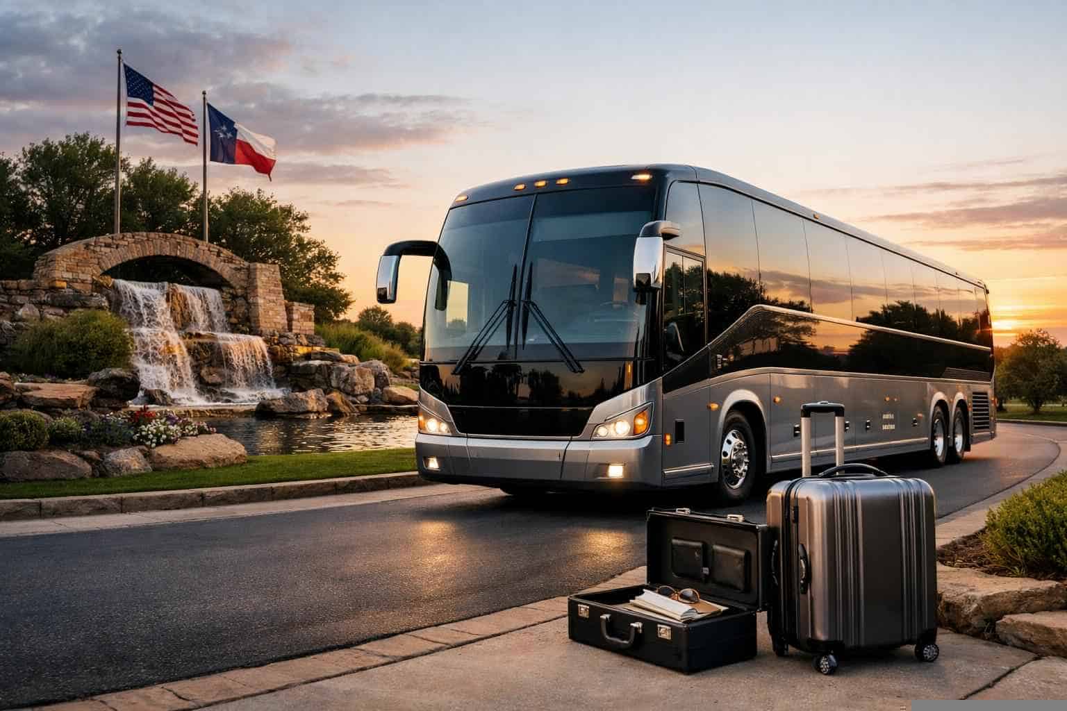 Best Charter Bus Rental in DeSoto Texas