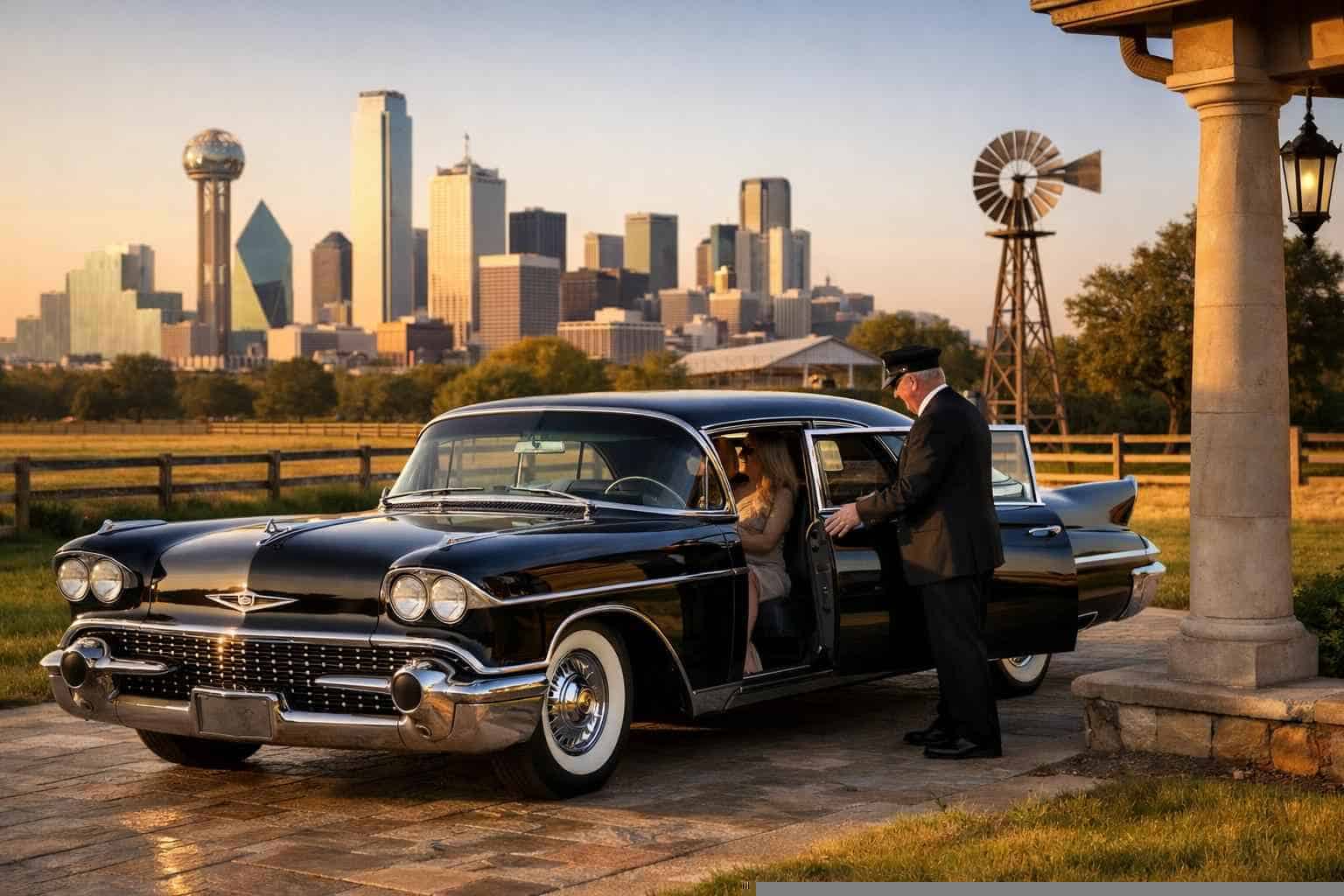 Best Classic Car Chauffeur Service in Mesquite Texas