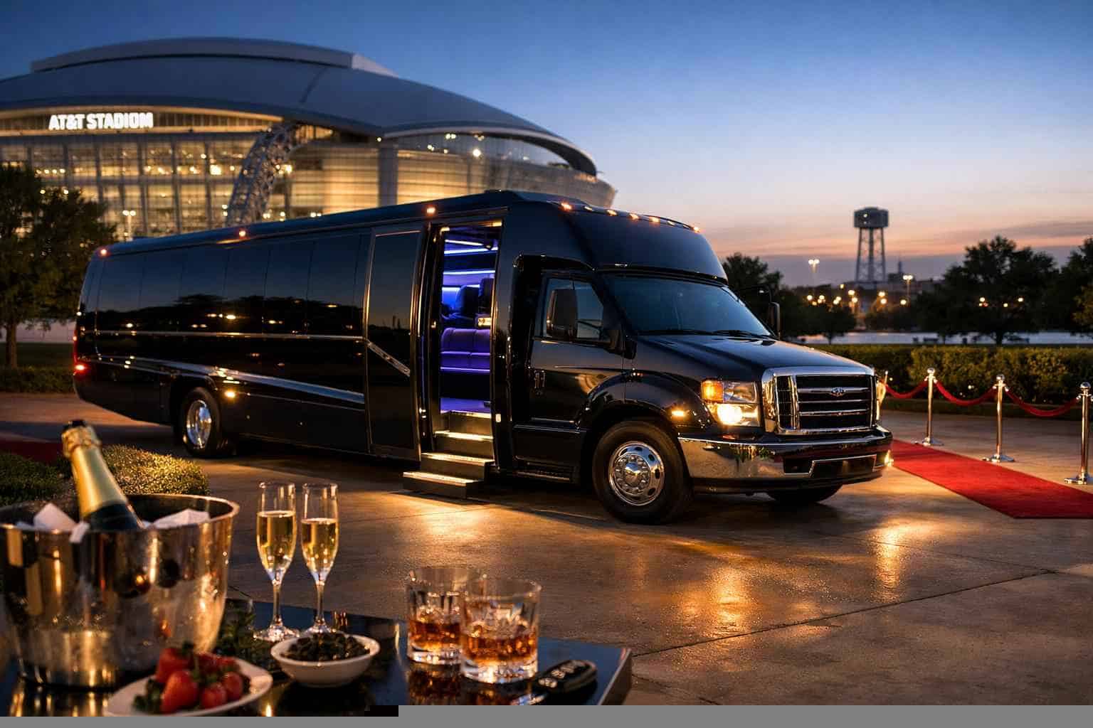 Best Limo Bus Rental in Grand Prairie Texas