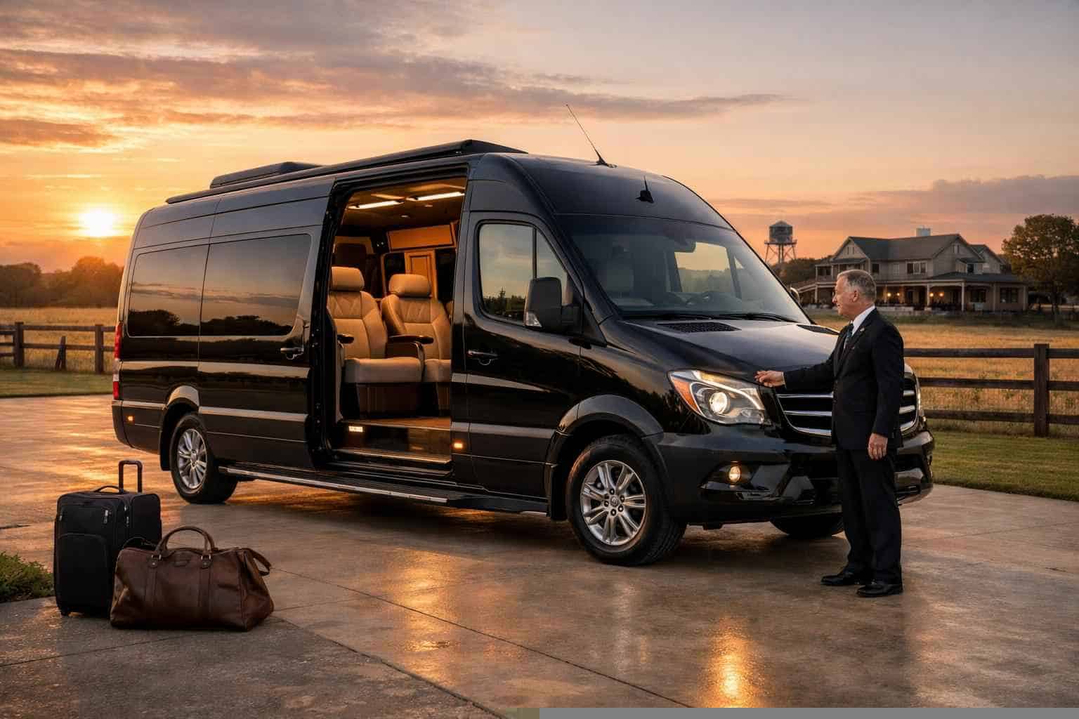 Best Passenger Van with Driver in Celina Texas