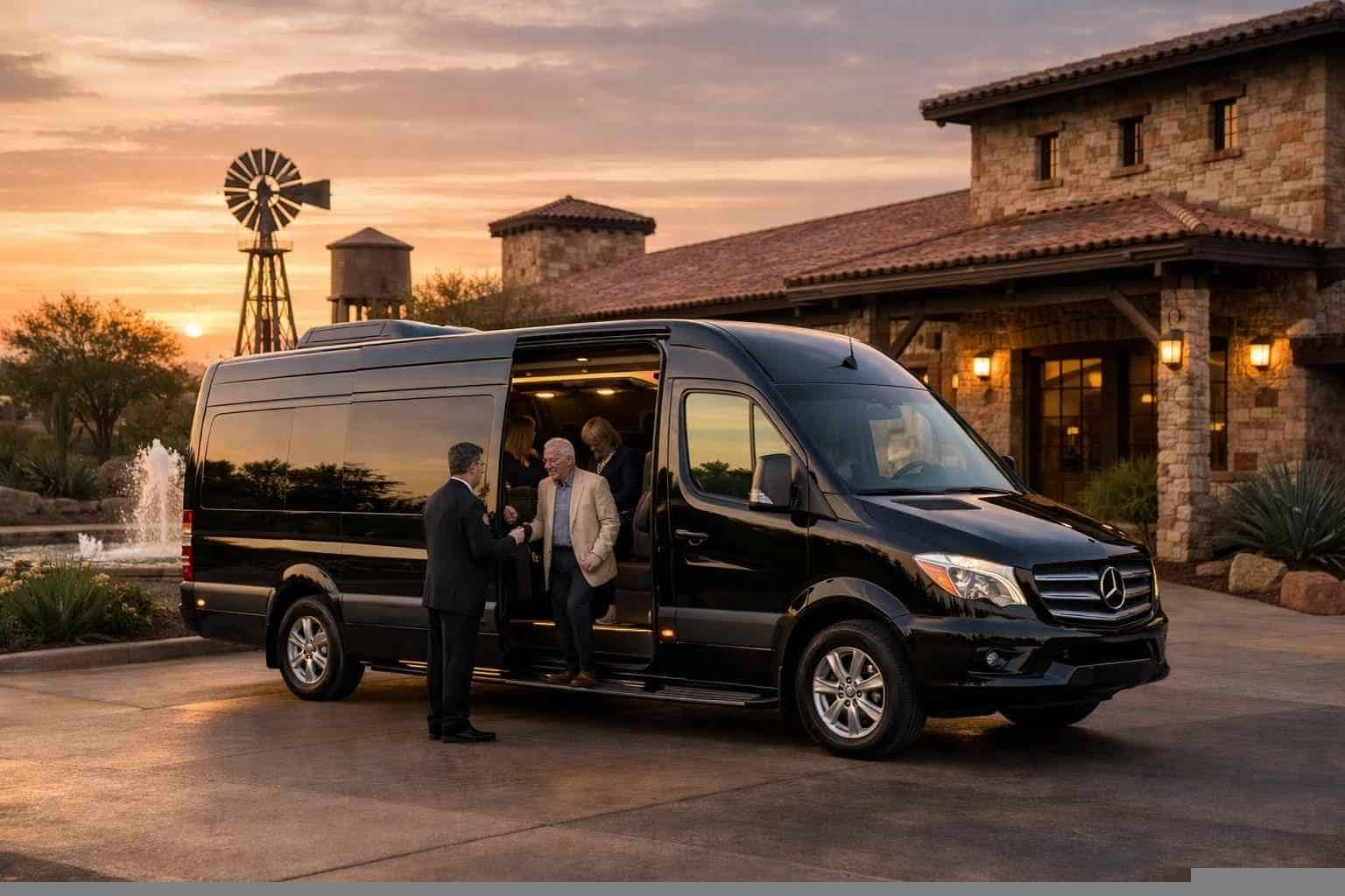Best Passenger Van with Driver in Mesquite Texas