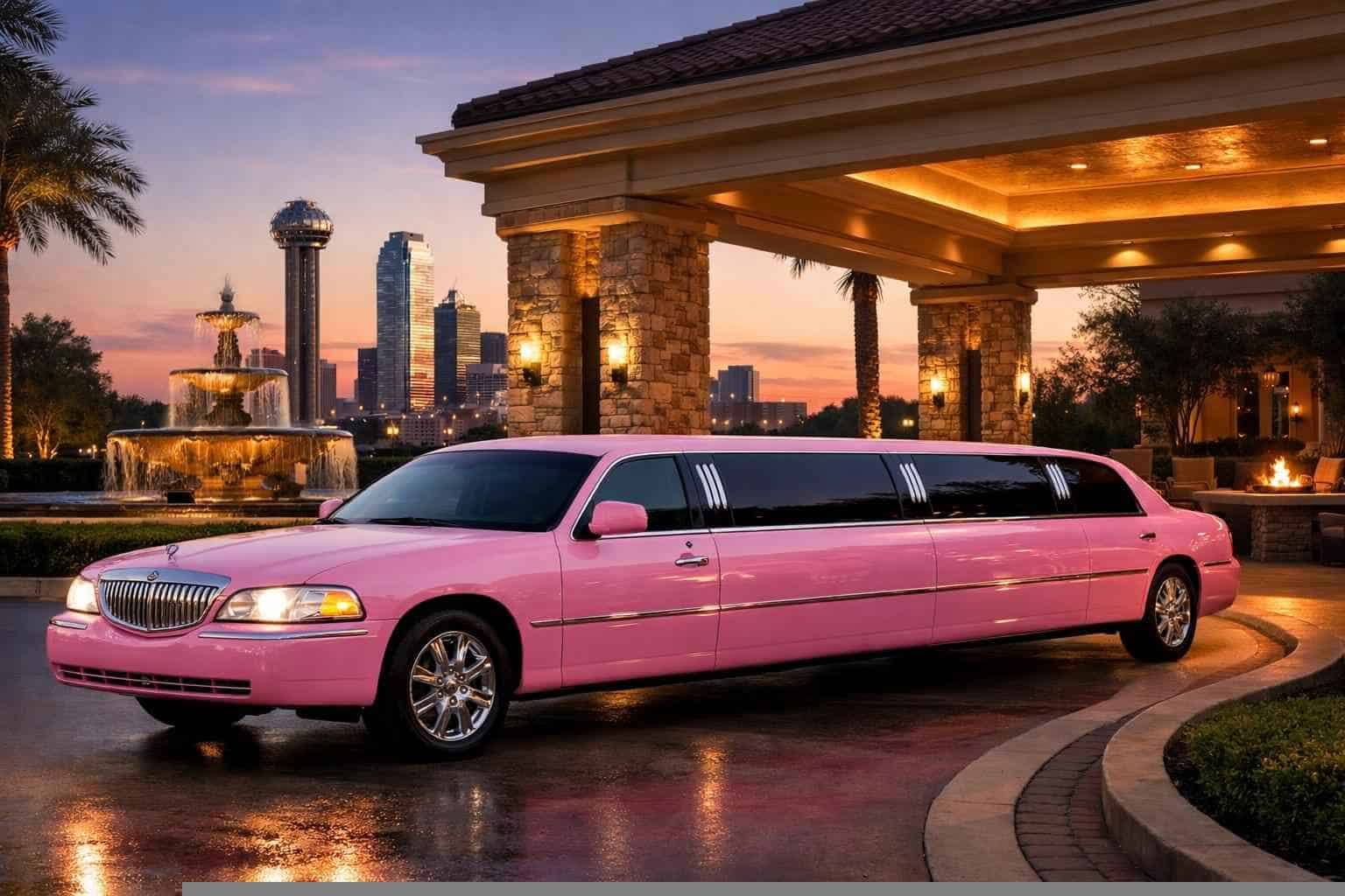 Best Pink Limo Rental in Duncanville Texas