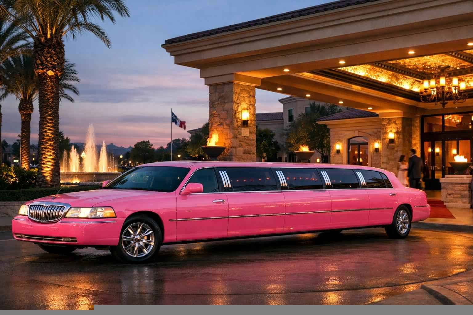 Best Pink Limo Rental in Mesquite Texas