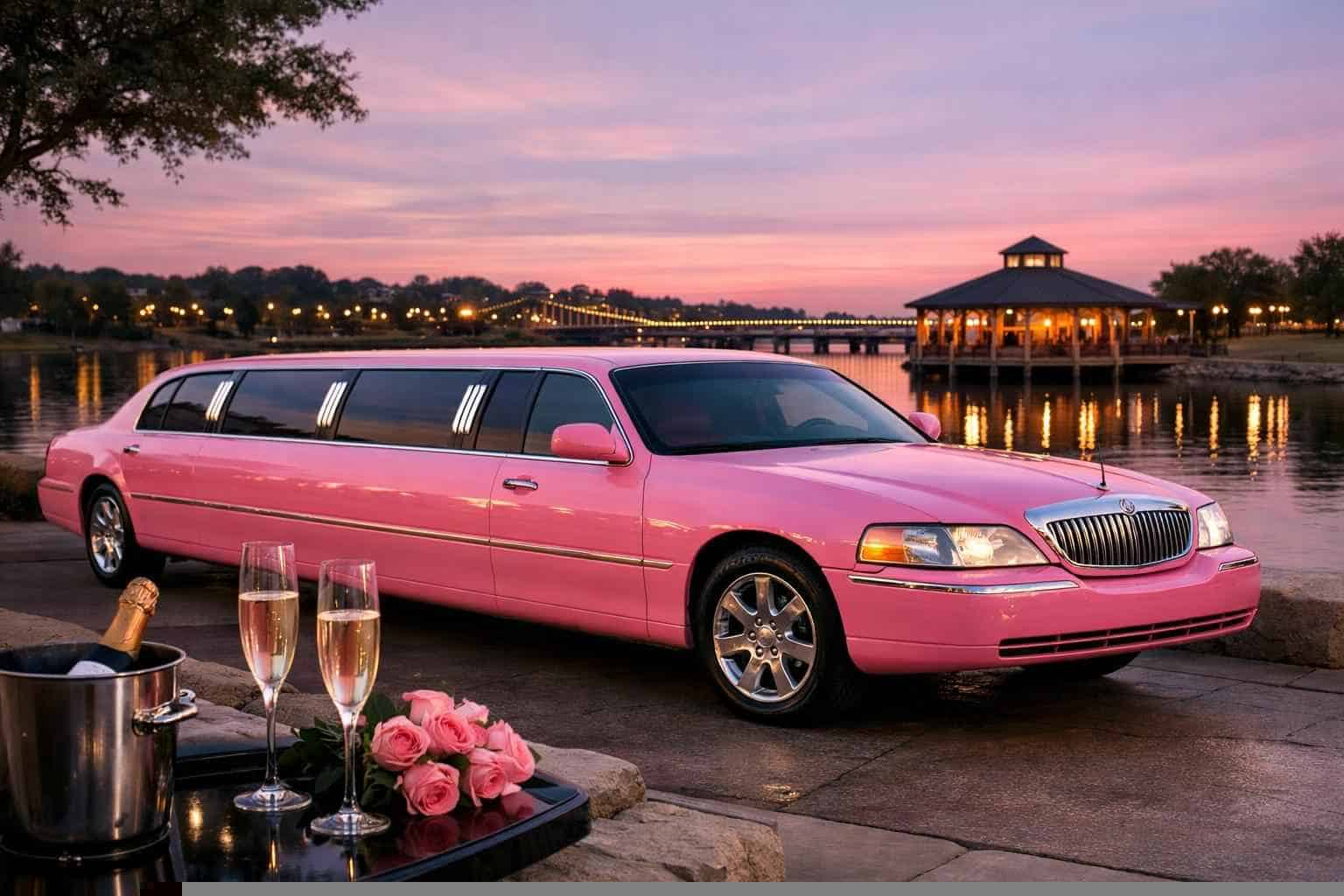 Best Pink Limo Rental in Rowlett Texas