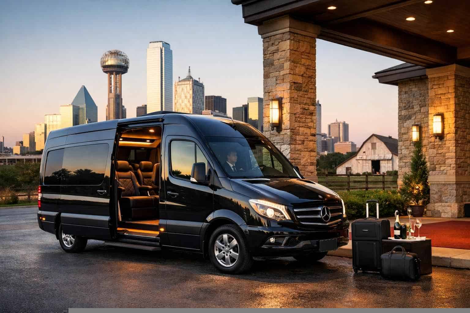 Best Sprinter Van Rental with Driver in Lancaster Texas
