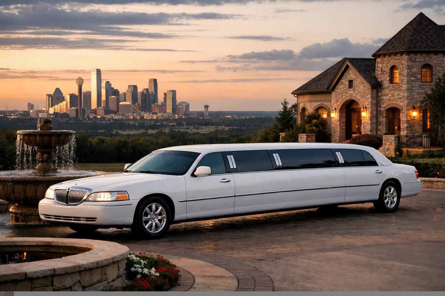 Best White Limo Rental in Cedar Hill Texas