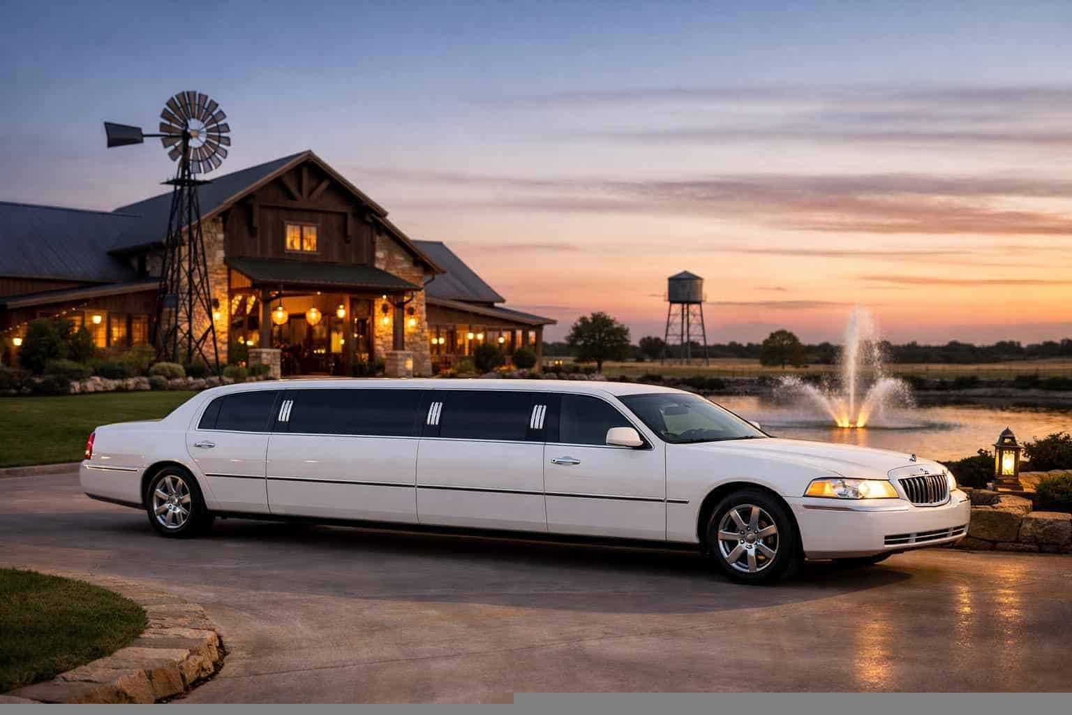 Best White Limo Rental in Celina Texas