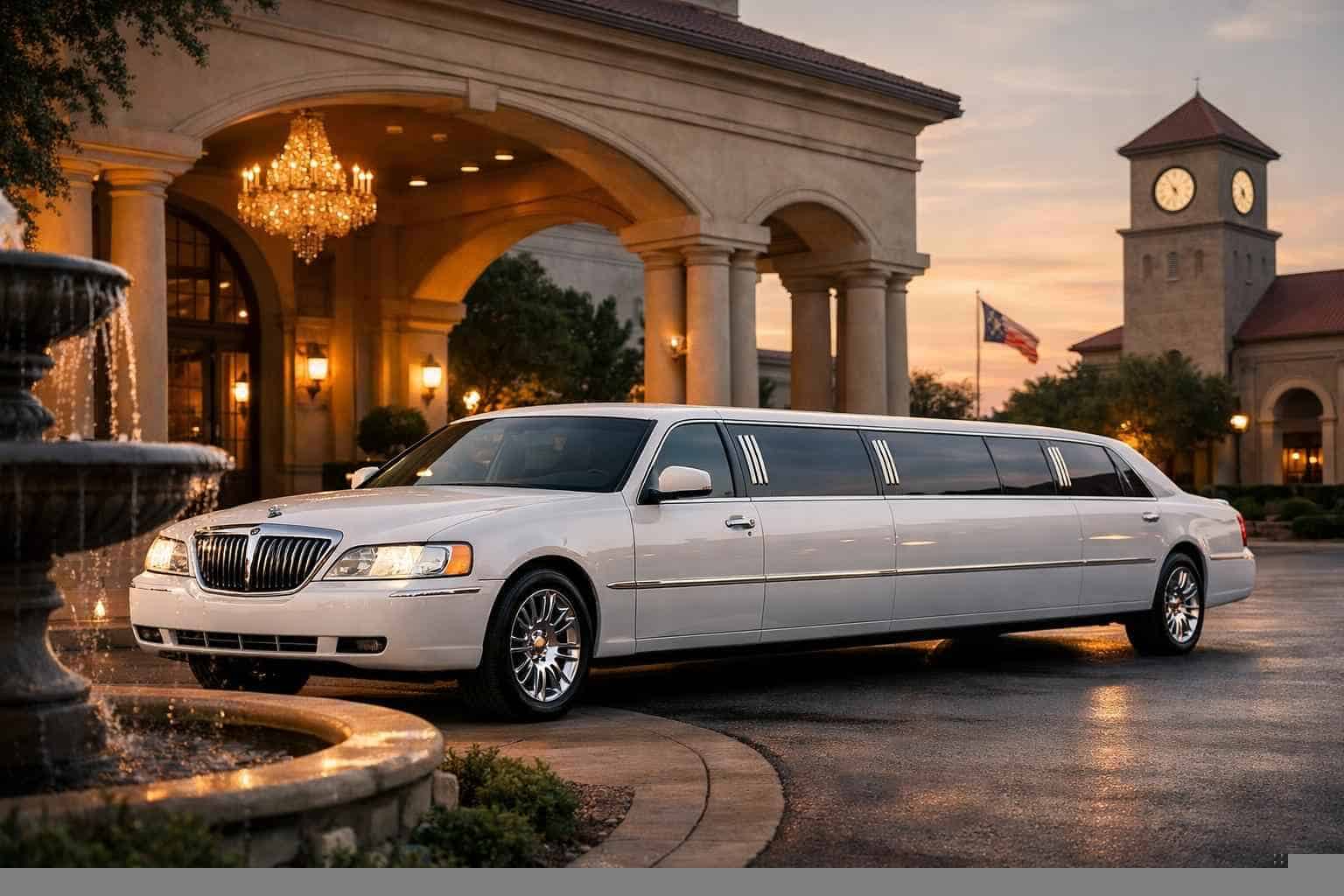 Best White Limo Rental in DeSoto Texas