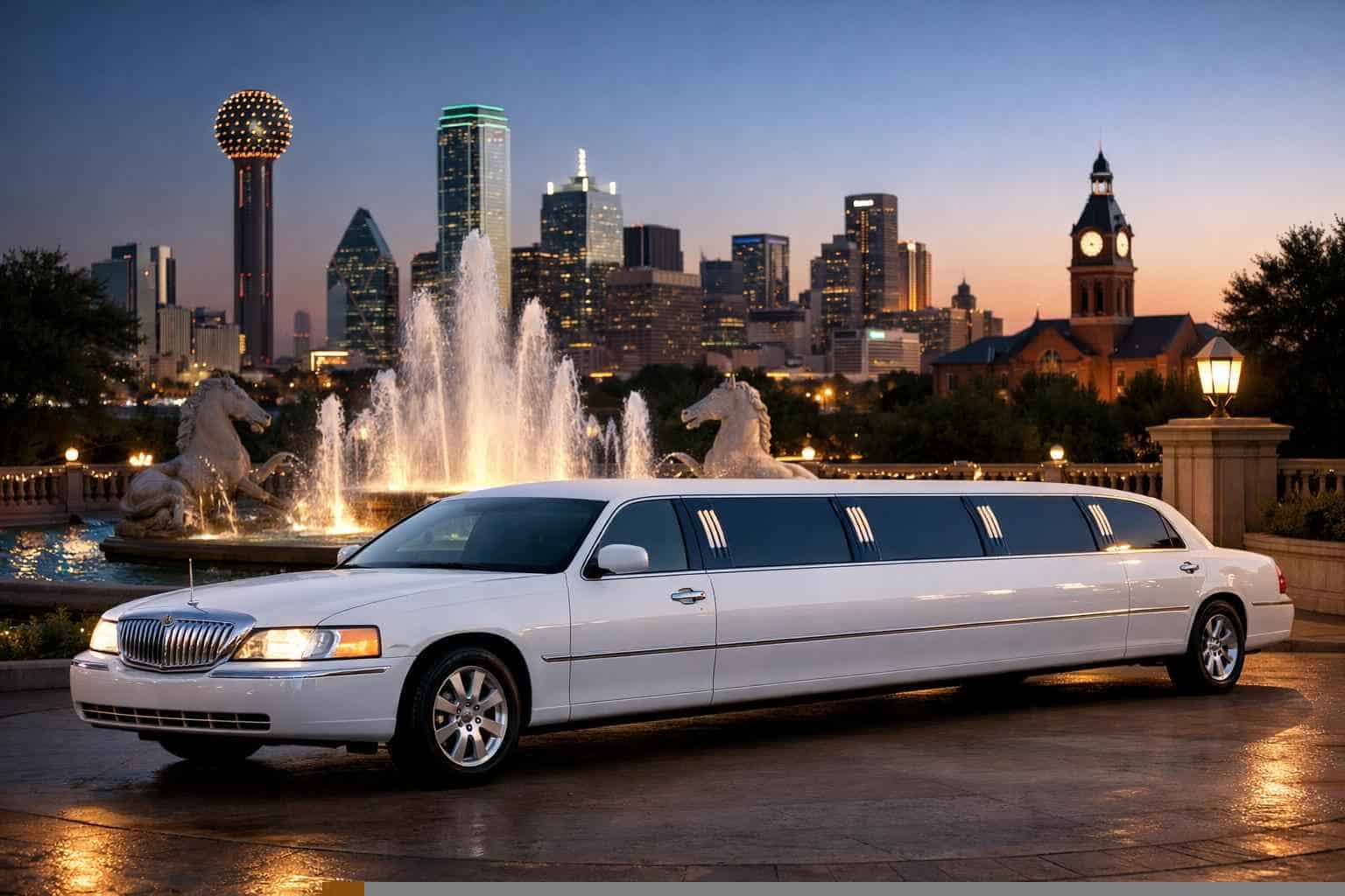Best White Limo Rental in Garland Texas