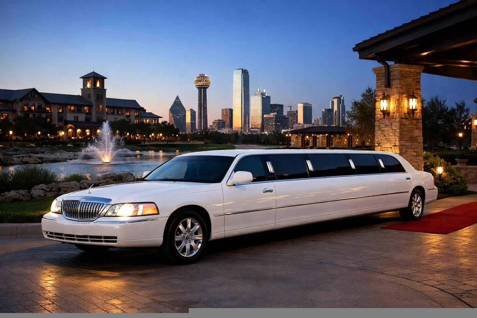 Best White Limo Rental in Grand Prairie Texas