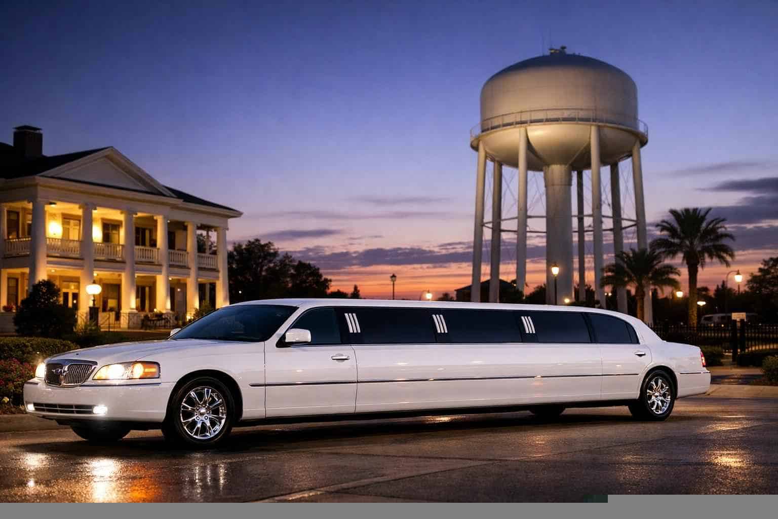 Best White Limo Rental in Lancaster Texas