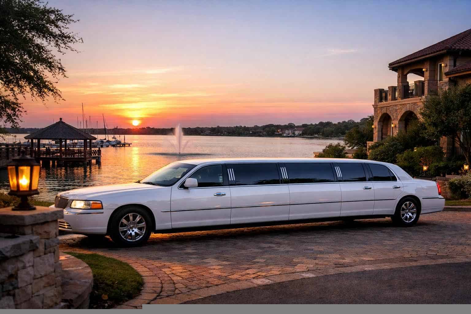 Best White Limo Rental in Little Elm Texas
