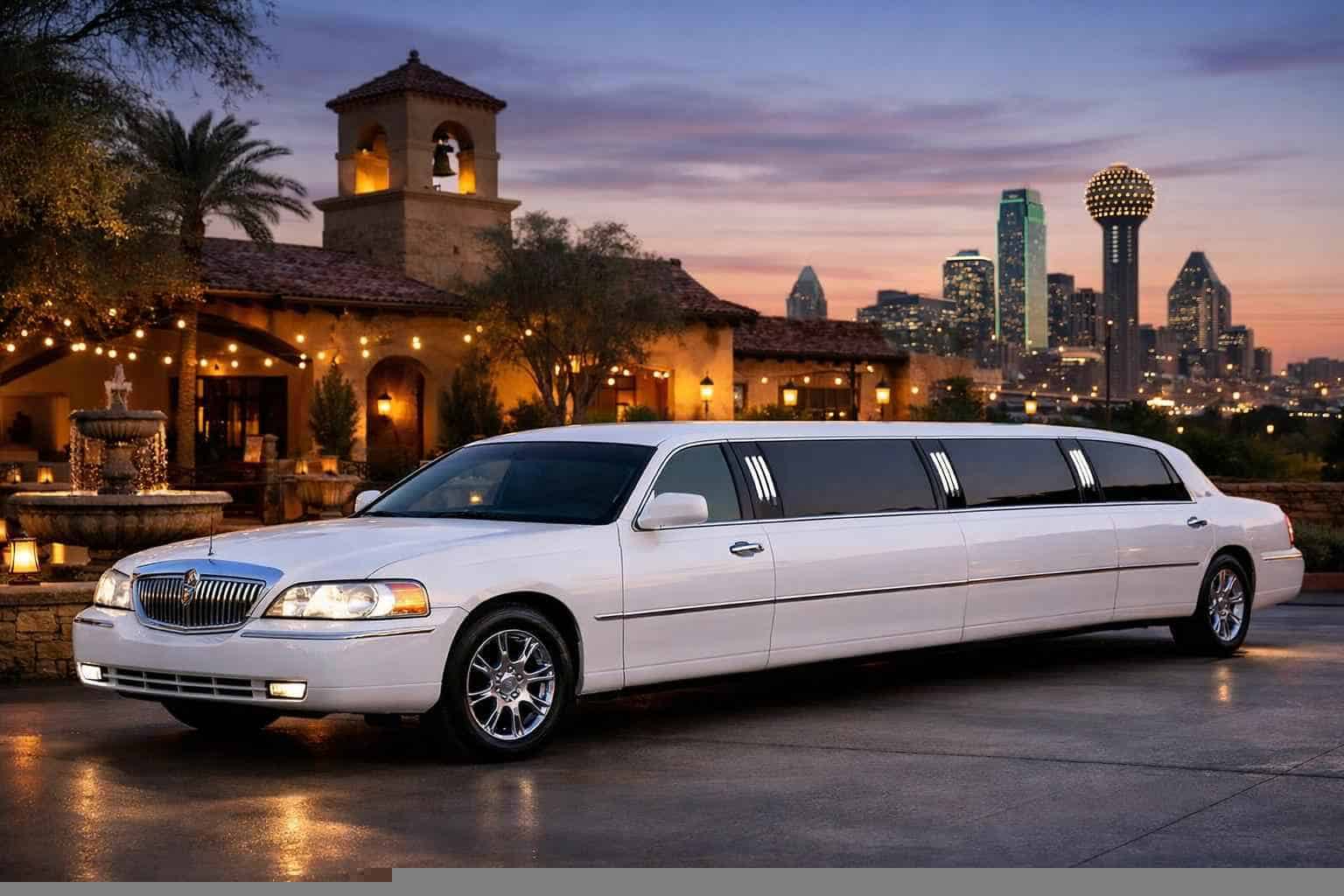 Best White Limo Rental in Mesquite Texas