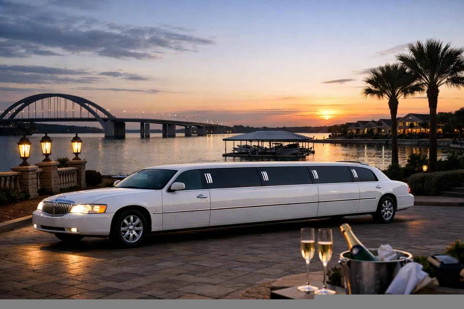 Best White Limo Rental in Rowlett Texas