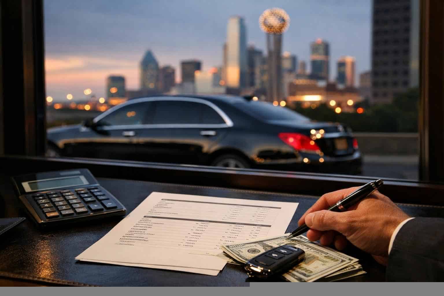 Black Car Service Prices in Mesquite TX