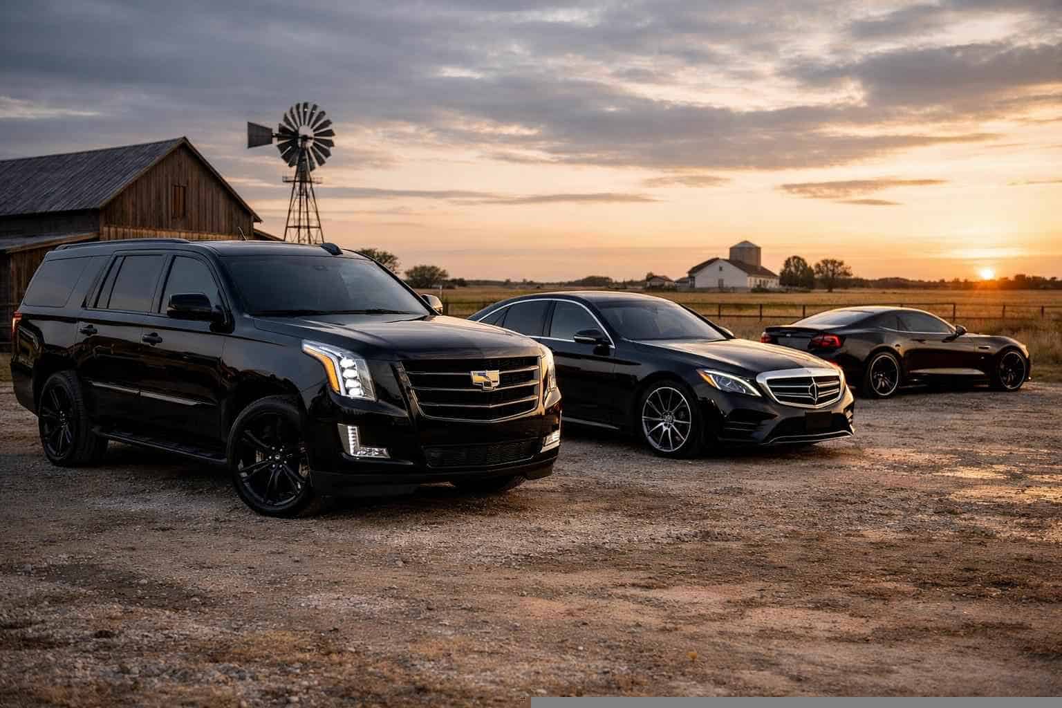 Black Cars in Celina Texas