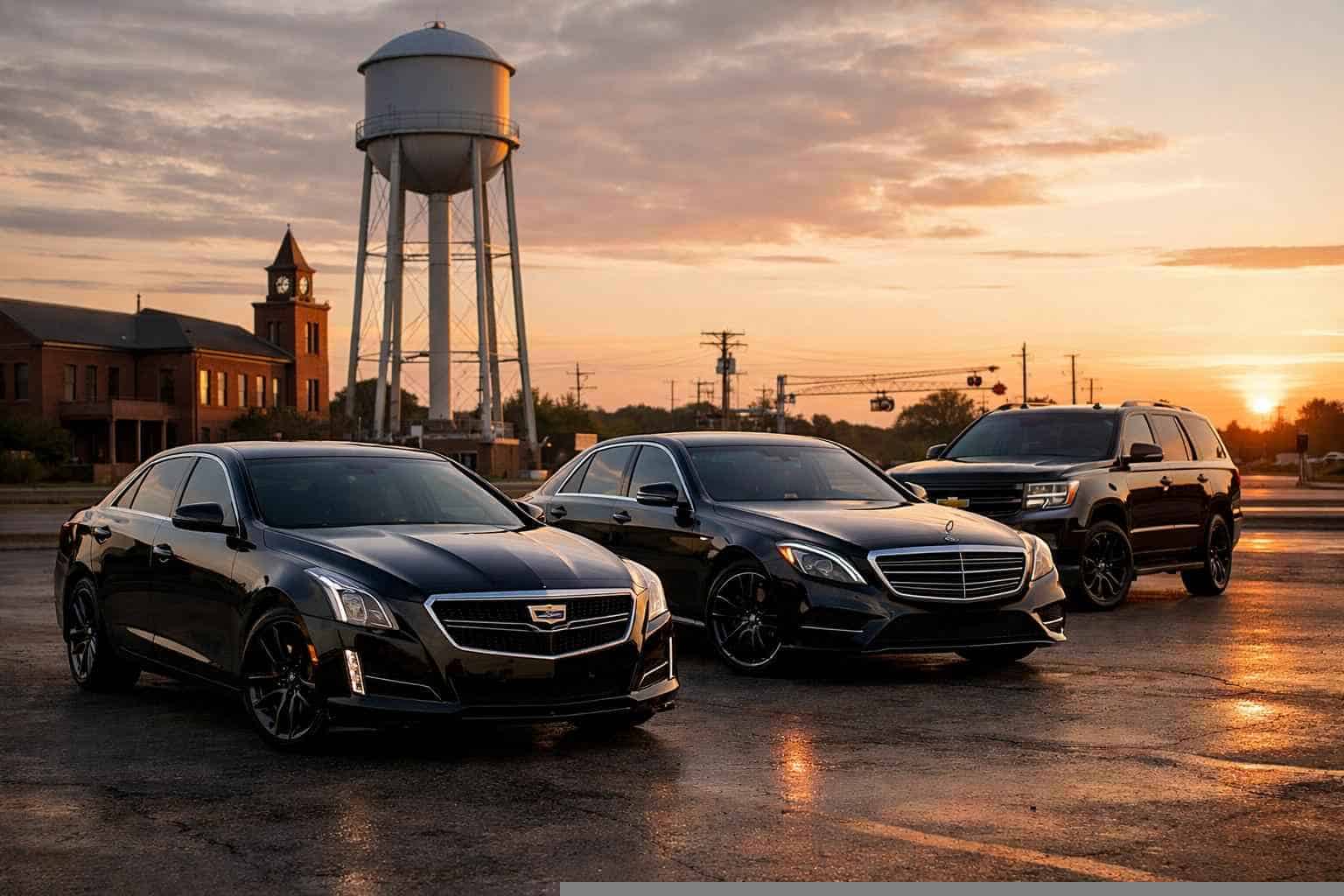 Black Cars in Lancaster Texas