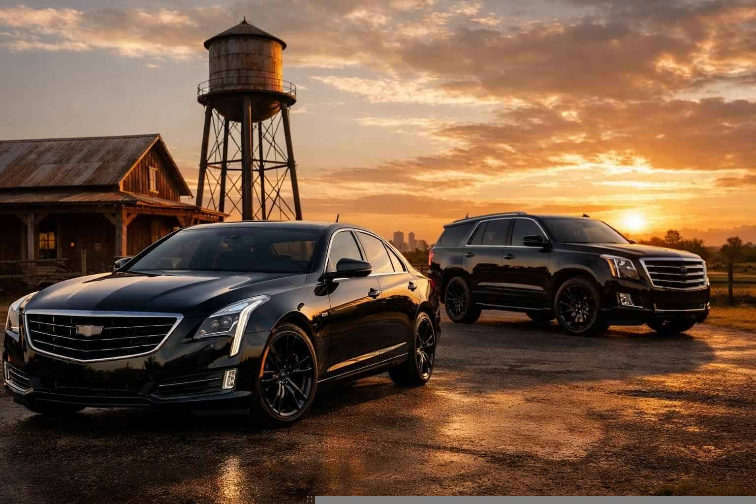 Black Cars in Mesquite Texas