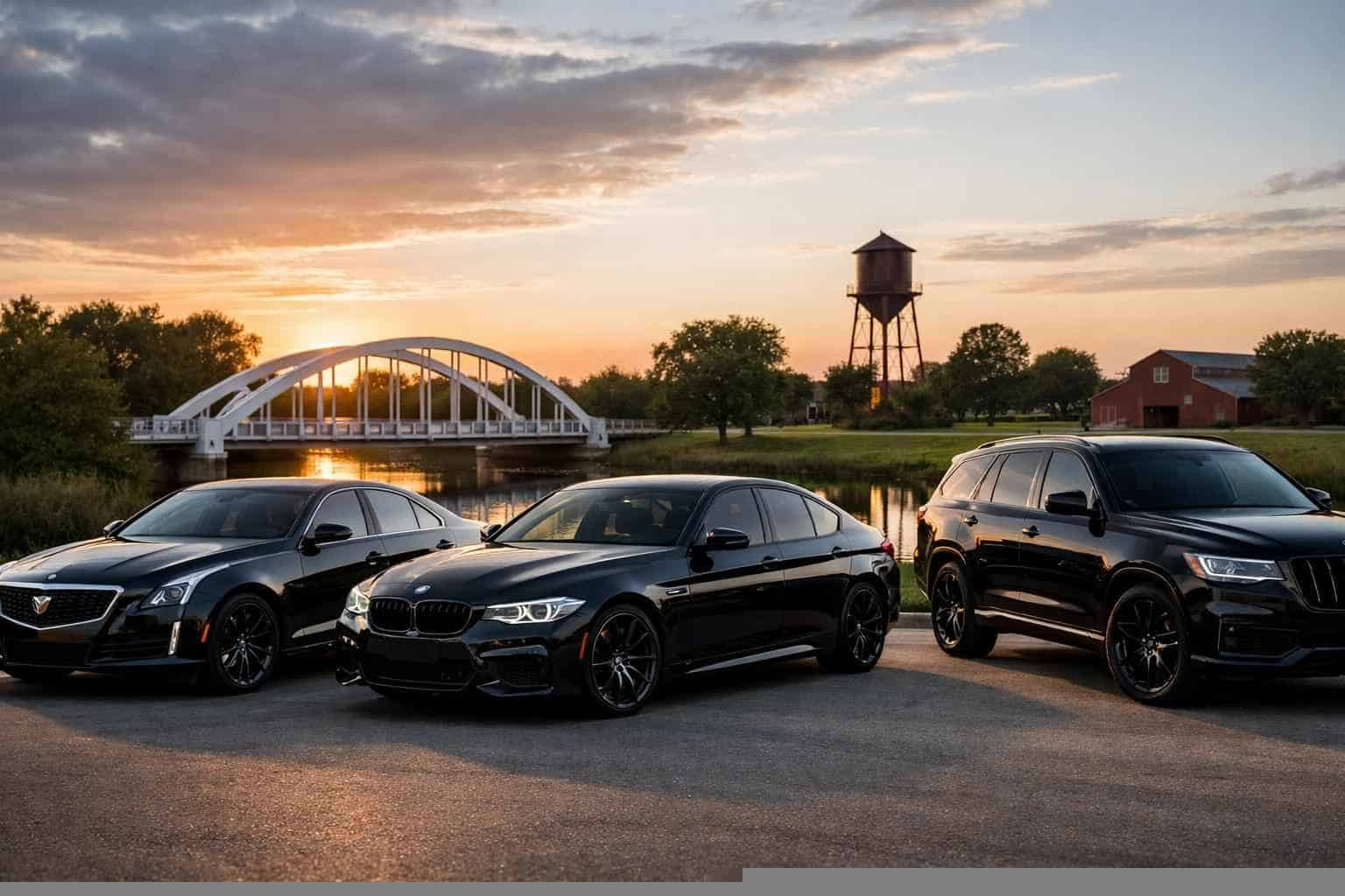 Black Cars in Sachse Texas